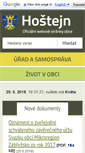 Mobile Screenshot of hostejn.zabrezsko.cz