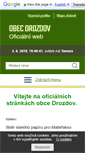 Mobile Screenshot of drozdov.zabrezsko.cz