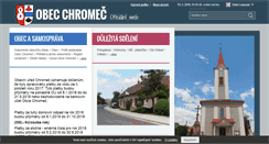 Desktop Screenshot of chromec.zabrezsko.cz