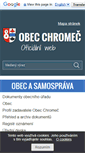 Mobile Screenshot of chromec.zabrezsko.cz