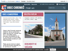 Tablet Screenshot of chromec.zabrezsko.cz